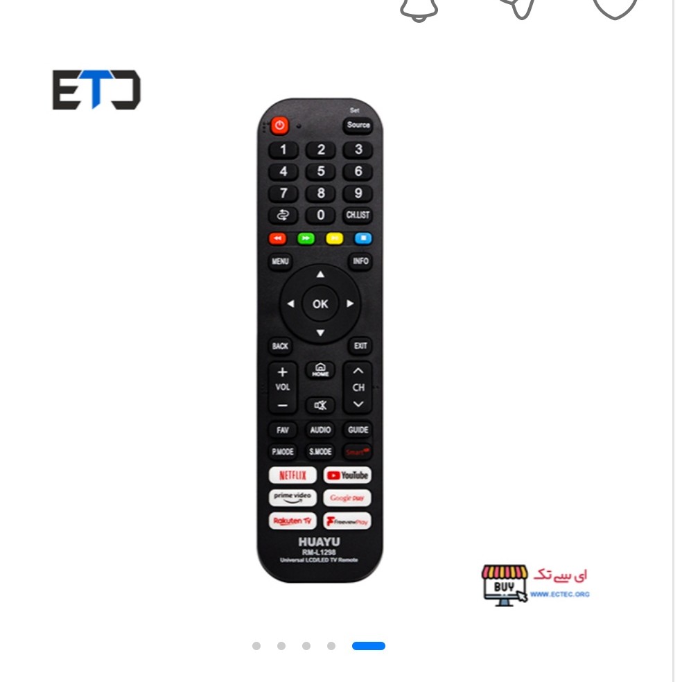 کنترل تلوزیون ال ای دی جنرال ریموت جنرال هوشمندGENERALSH  و  GeneralSh ارسال رایگان