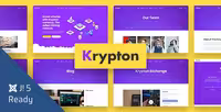 دانلود قالب کریپتوکارنسی جوملا Krypton