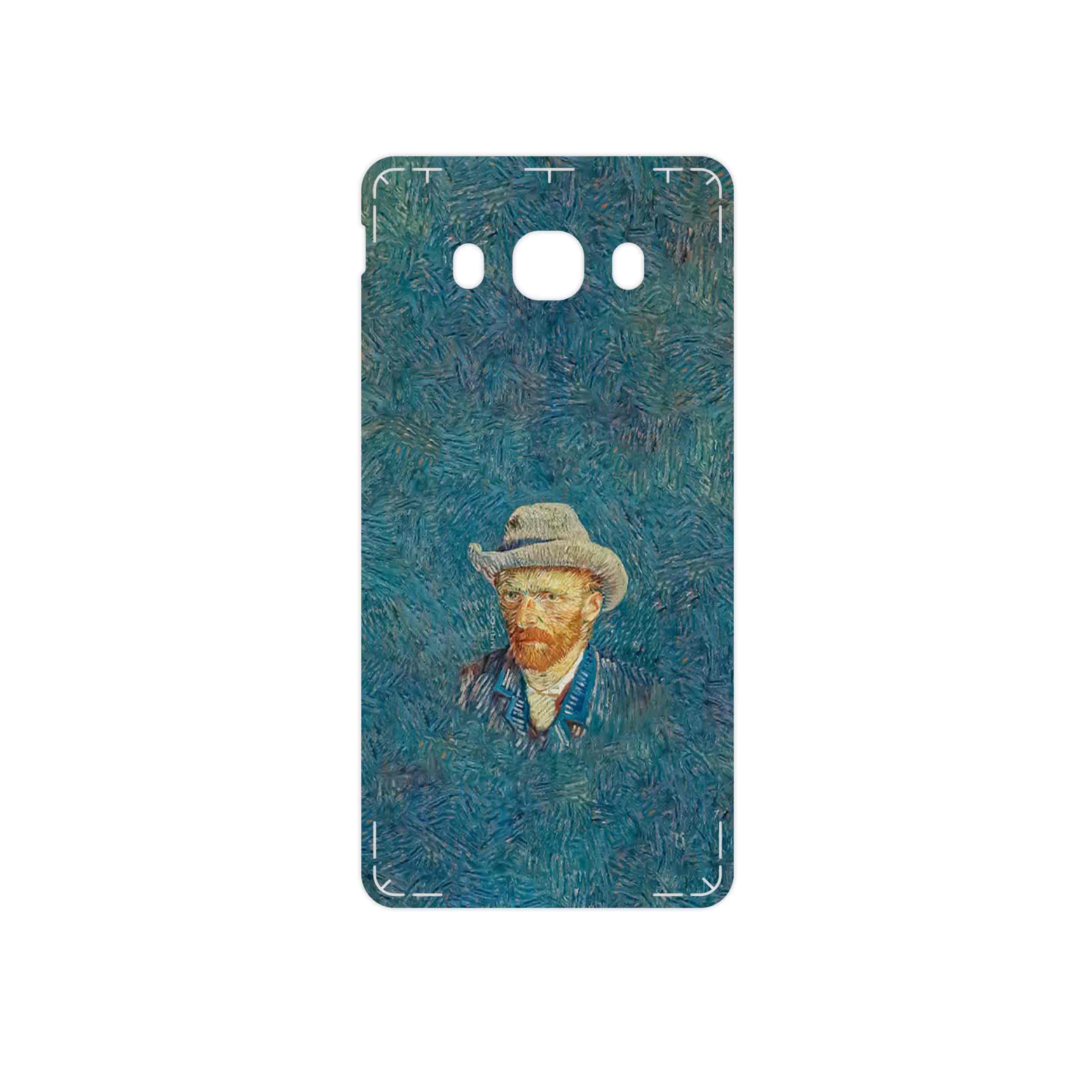 برچسب پوششی ماهوت مدل Self portrait with a gray felt hat مناسب برای گوشی موبایل سامسونگ Galaxy J5 2016