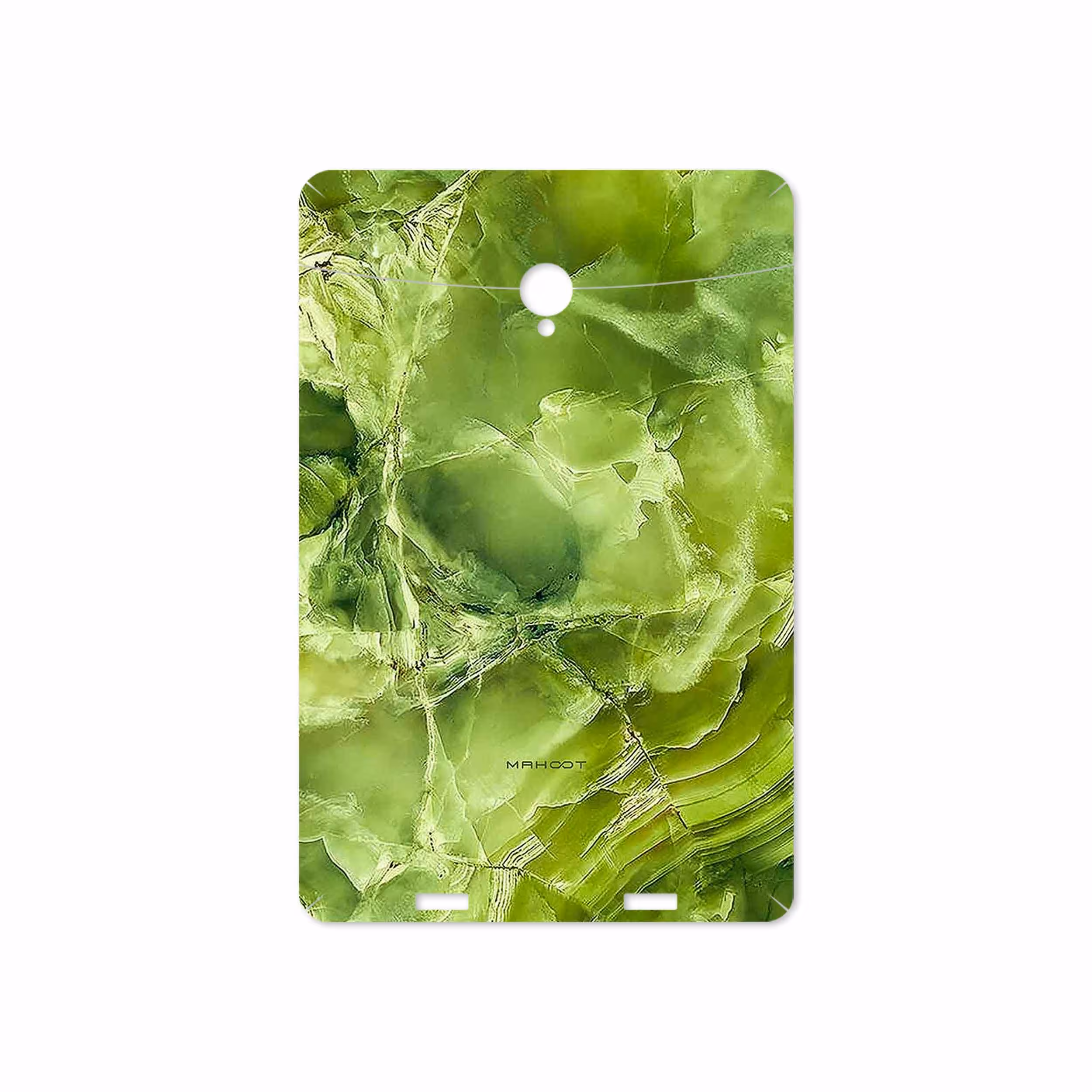 برچسب پوششی ماهوت مدل Green Crystal Marble مناسب برای تبلت وریکو Unipad