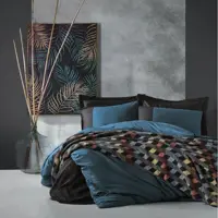 سرویس خواب کتان باکس مدل Plain دونفره 5 تکه