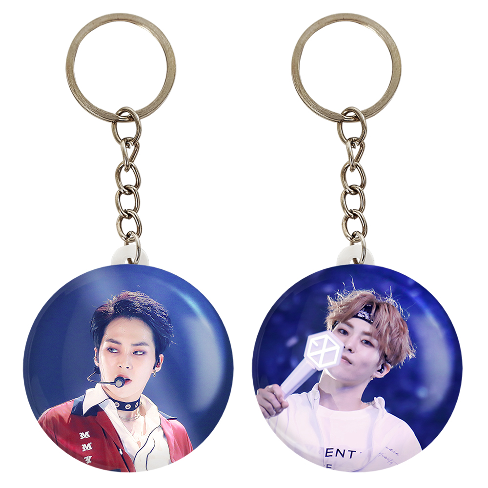 جاکلیدی خندالو مدل شیومین گروه EXO کد 1352613520 مجموعه 2 عددی