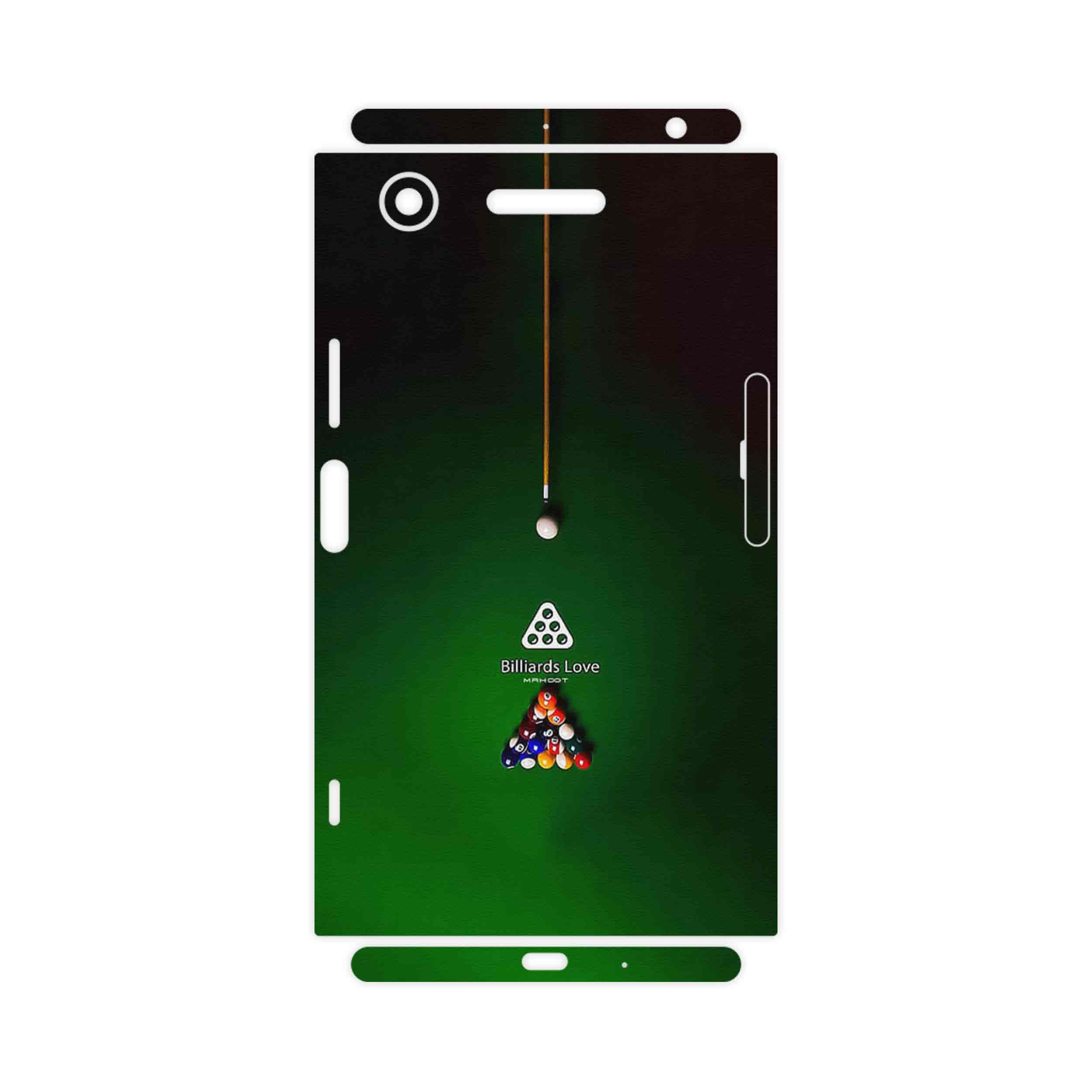 برچسب پوششی ماهوت مدل Pool Billiards Pro-FullSkin مناسب برای گوشی موبایل سونی Xperia XZ1