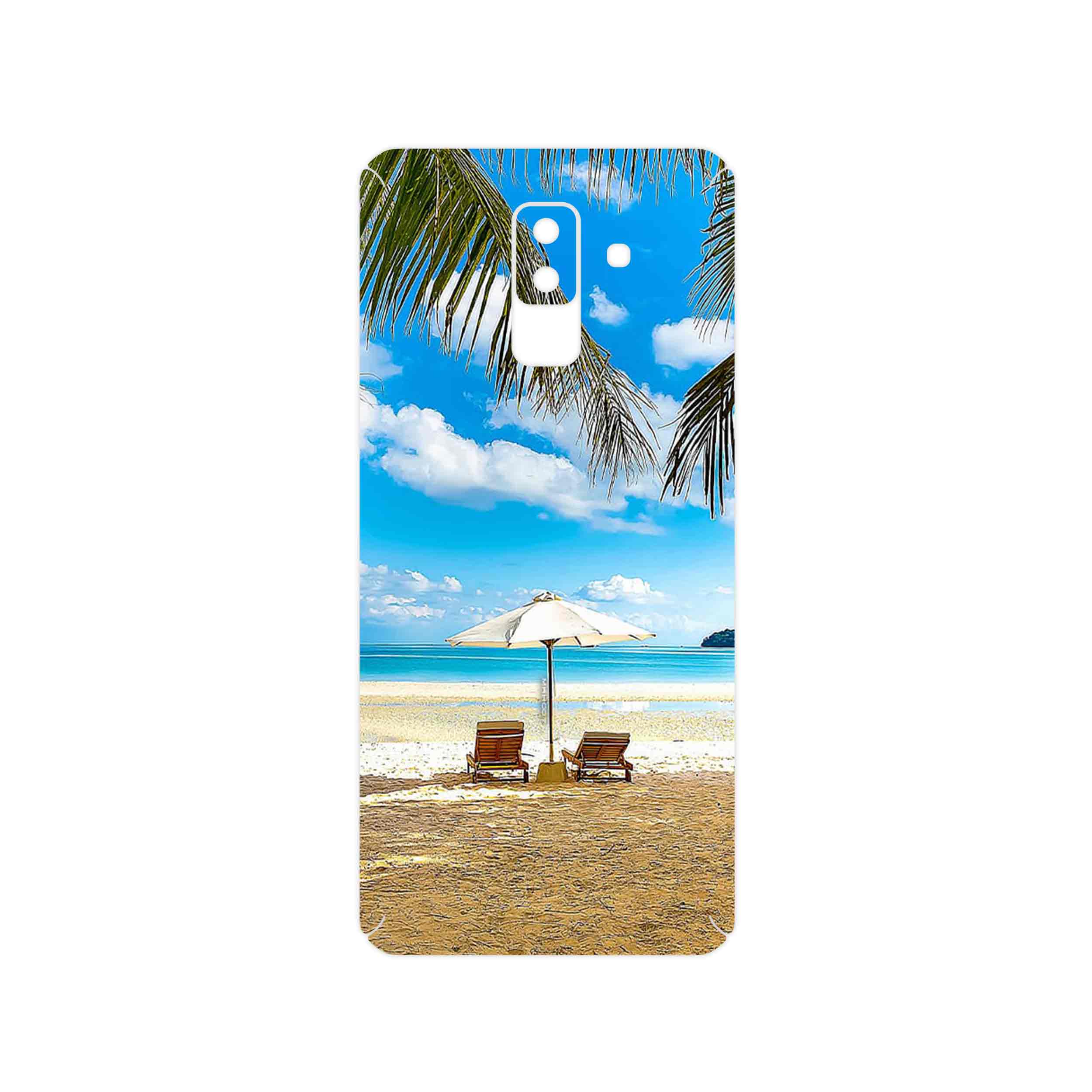 برچسب پوششی ماهوت مدل Beach مناسب برای گوشی موبایل سامسونگ Galaxy A6 Plus 2018