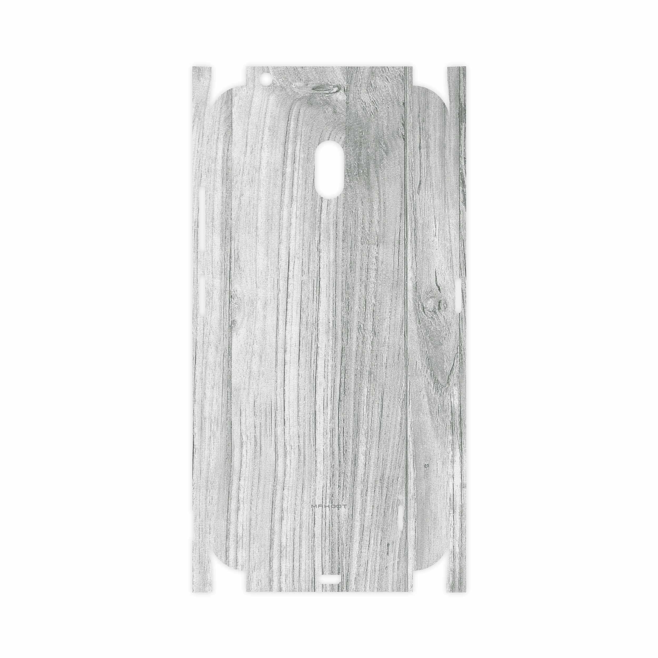 برچسب پوششی ماهوت مدل White Wood-FullSkin مناسب برای گوشی موبایل نوکیا 2.2
