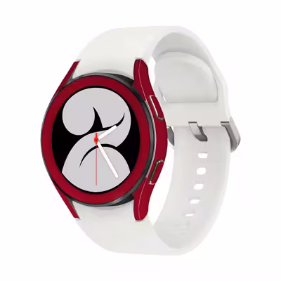 برچسب ماهوت طرح Matte Warm Red مناسب برای ساعت هوشمند سامسونگ Watch4 40mm