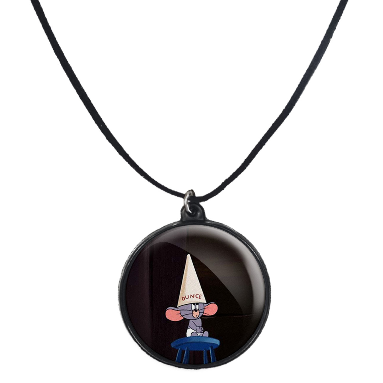 گردنبند پرمانه طرح تام و جری کد pmb.10711 مدل دو طرفه