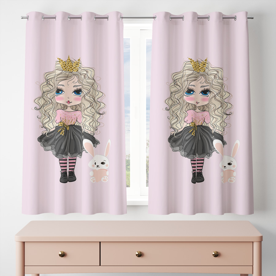 پرده مدل مخمل پانچی کد 8396 سایز 200x140 سانتی متر