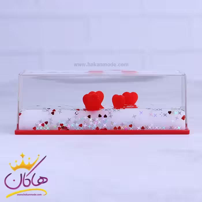 اکواریوم ژله ای قلب معلق سفید | 724/2