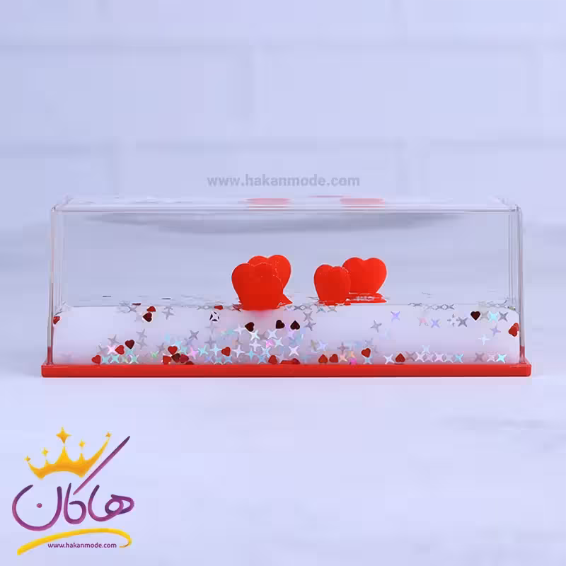 اکواریوم ژله ای قلب معلق سفید | 724/2