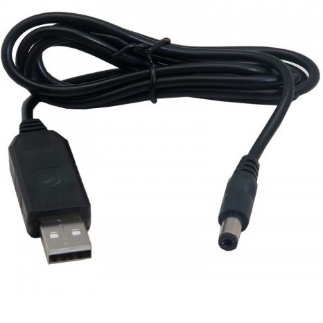 کابل افزاینده ولتاژ DC به DC ورودی USB و خروجی 9V
