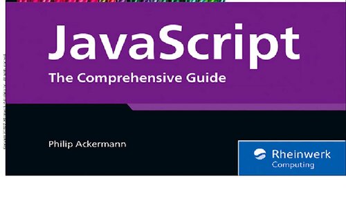 خرید و دانلود نسخه کامل کتاب JavaScript: The Comprehensive Guide to Learning Professional JavaScript Programming