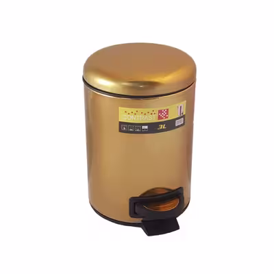 ست سطل زباله و فرچه کنتراست مدل LT-3Liter 