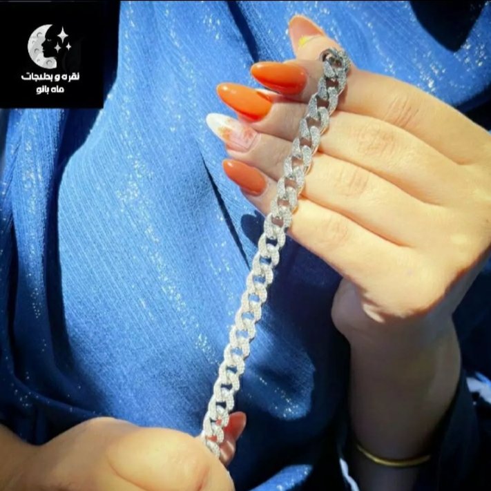 دستبند نقره زنانه کارتیر نگین دار عیار 925با آبکاری طلا سفید بدون ریزش نگین ضد حساسیت