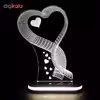 چراغ خواب طرح قلب کد 1077
