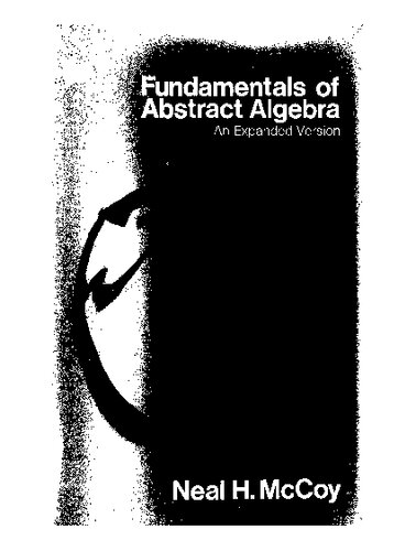 خرید و دانلود نسخه کامل کتاب Fundamentals of Abstract Algebra: An Expanded Version