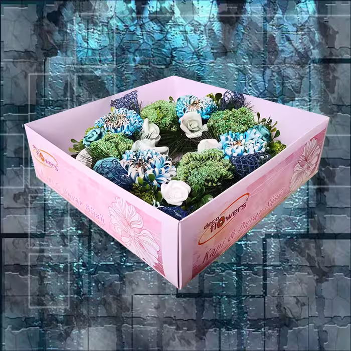 حلقه گل دکوفلاورز مدل 182