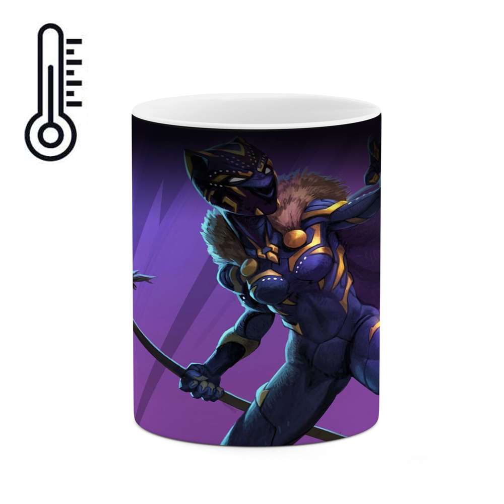 ماگ حرارتی طرح بلک پنتر Black panter  مدل mgph15258