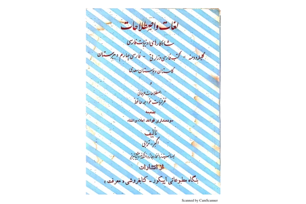 کتاب لغات و اصطلاحات شاهکارهای ادبیات فارسی - کتابخانه مجازی واتیکان