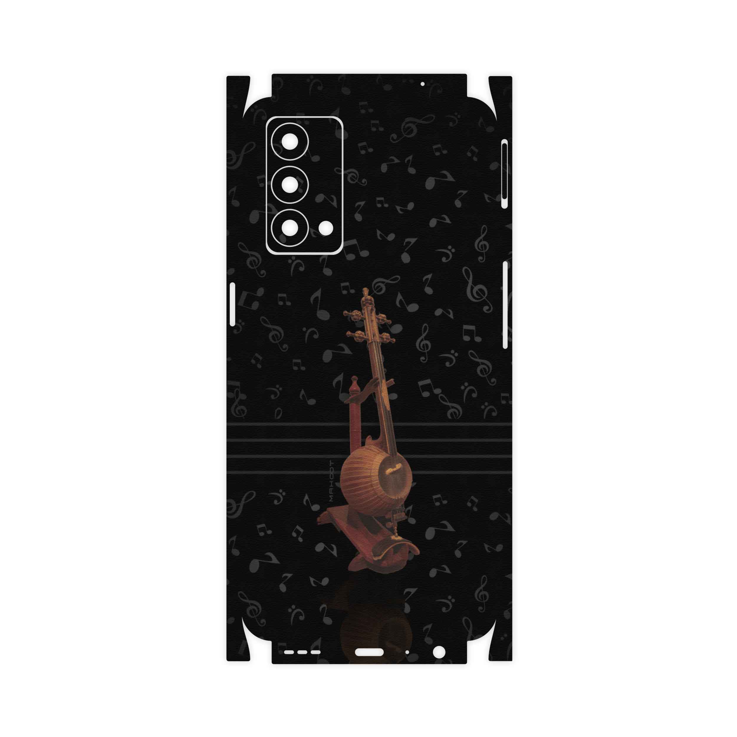 برچسب پوششی ماهوت مدل Persian-Fiddle-Instrument-FullSkin مناسب برای گوشی موبایل ریلمی GT Master