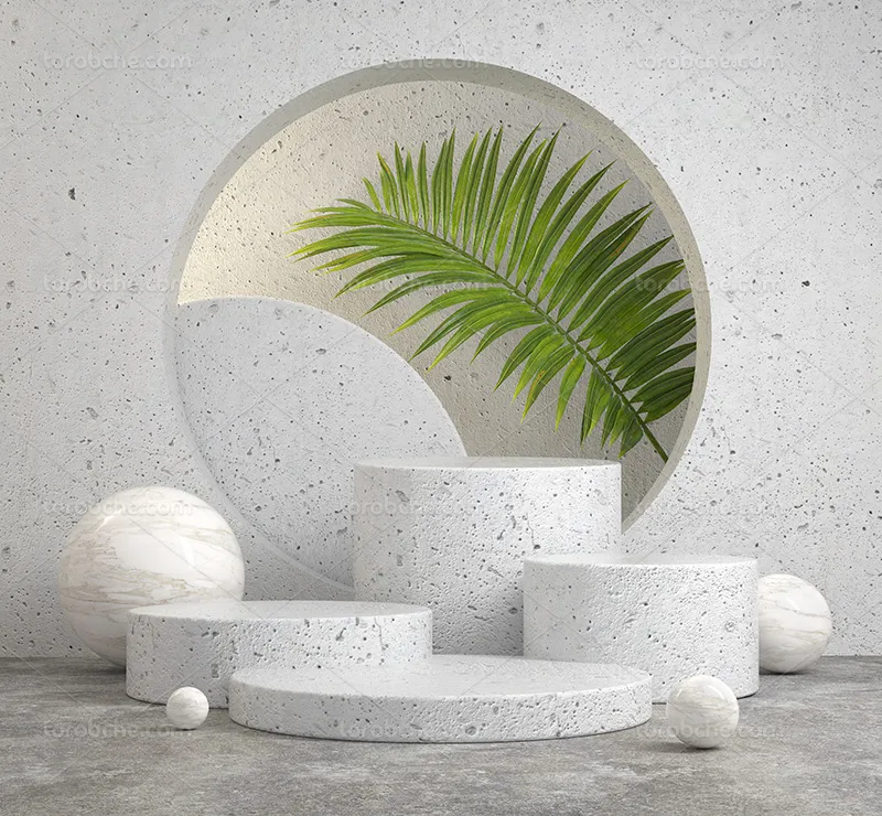 بک دراپ عکاسی با برگ | گرافیک با طعم تربچه