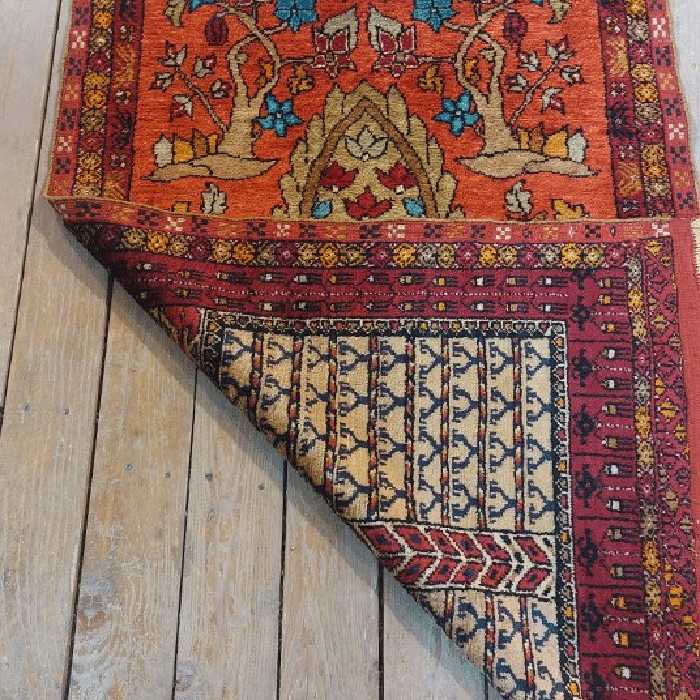 فرش دورو دستباف تمام ابریشم