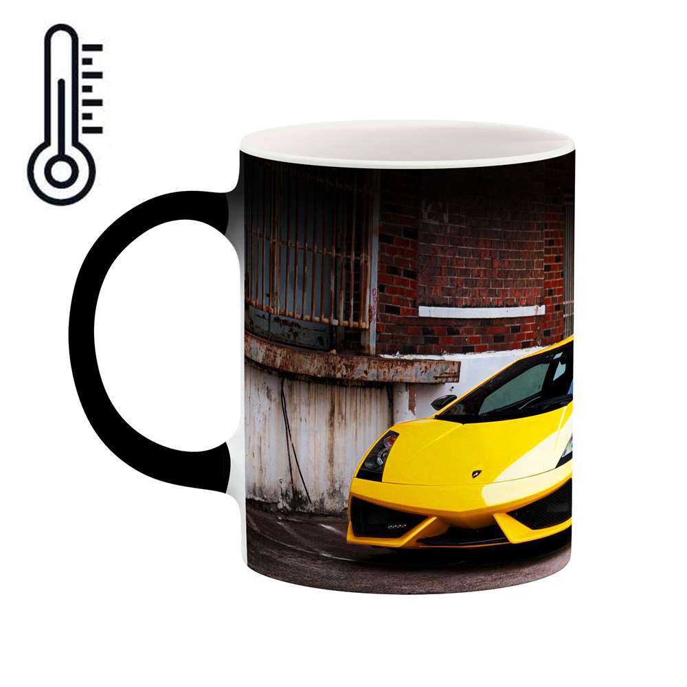 ماگ حرارتی طرح ماشین Lamborghini diablo مدل mgph15665