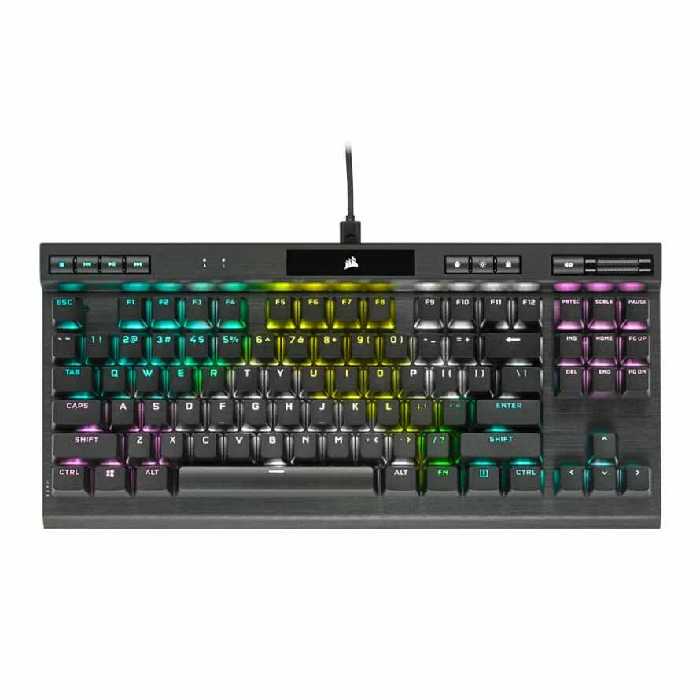 خرید کیبورد گیمینگ مکانیکال کورسیر K70 RGB TKL CHAMPION CHERRY MX Red با بهترین قیمت