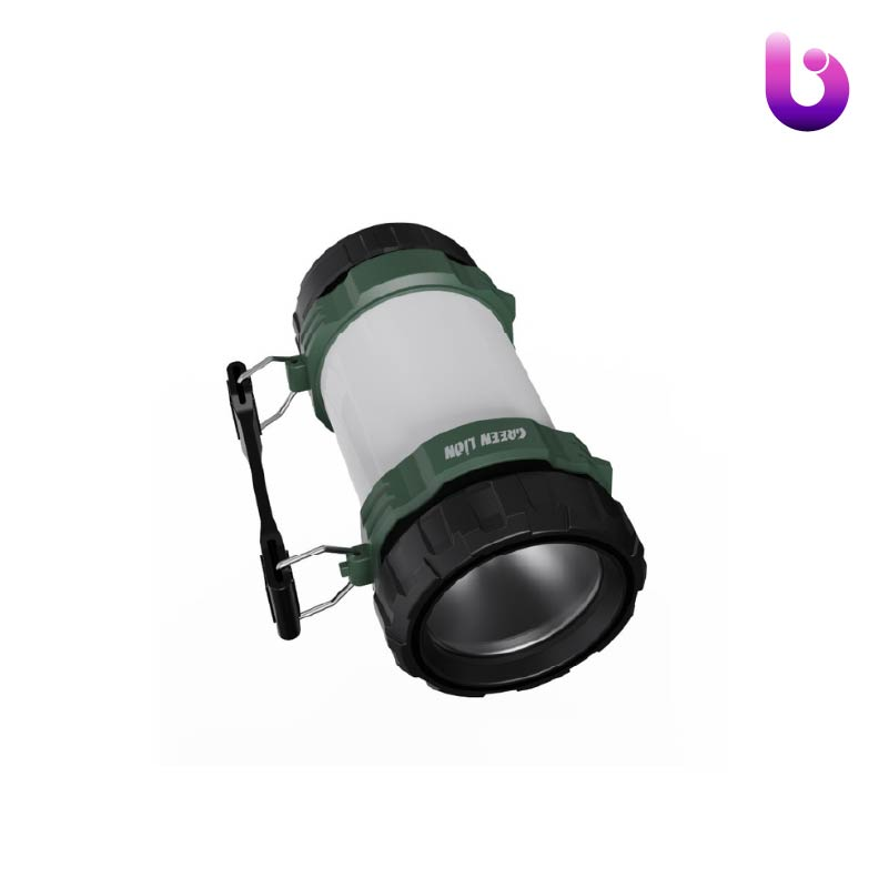 چراغ کمپینگ دو کاره گرین لاین Green Lion 2 in 1 Camping Light برد 200 متر