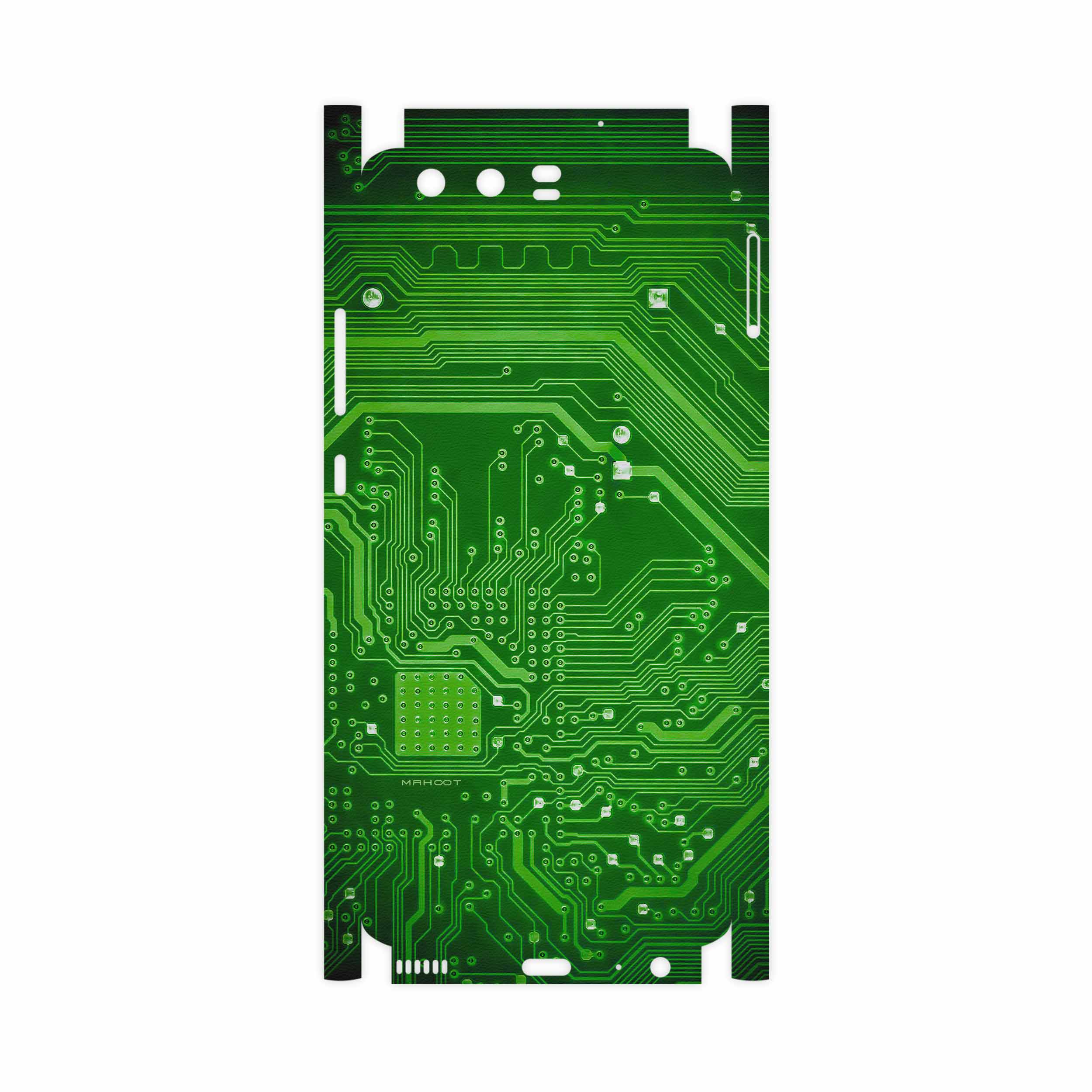 برچسب پوششی ماهوت مدل Green Printed Circuit Board-FullSkin مناسب برای گوشی موبایل هوآوی P10