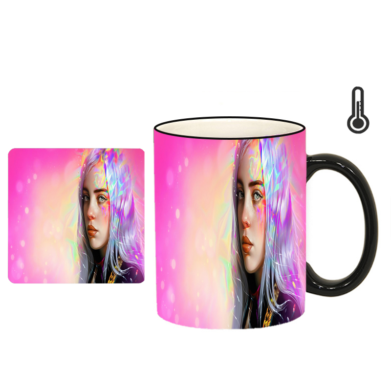  ماگ حرارتی طرح بیلی آیلیش کد h17 به همراه زیرلیوانی 