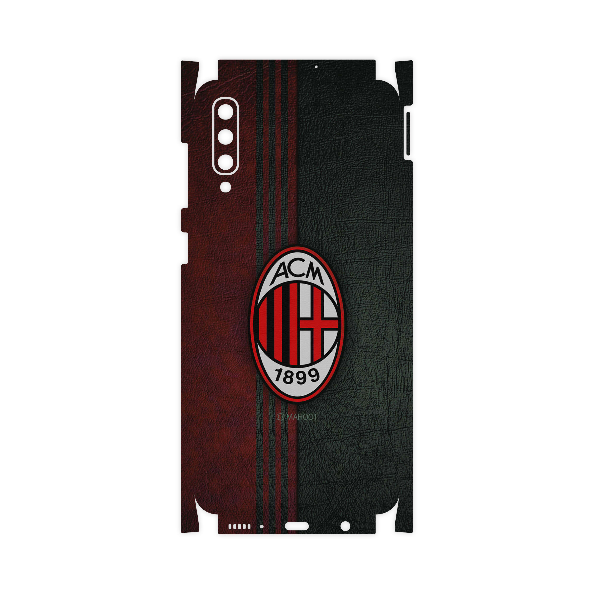 برچسب پوششی ماهوت مدل AC-Milan-FC-FullSkin مناسب برای گوشی موبایل سامسونگ Galaxy A50