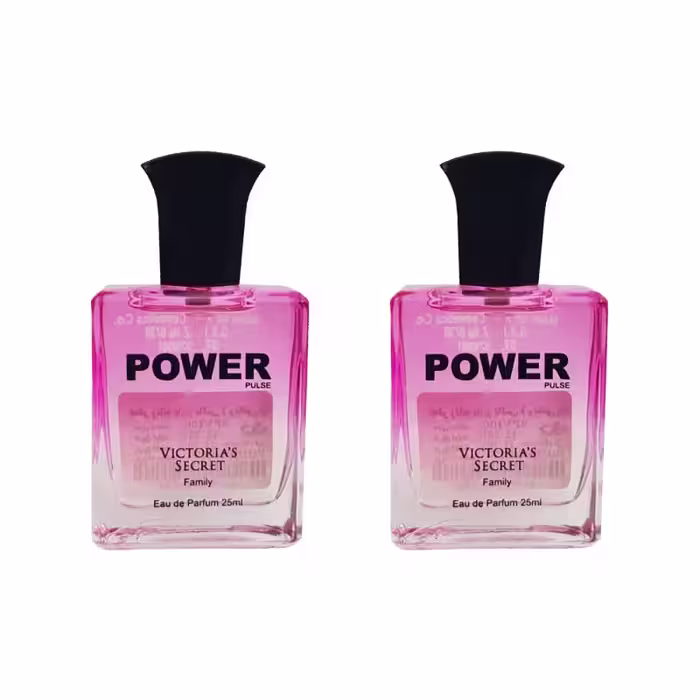 عطر جیبی زنانه پاور پالس مدل ویکتوریا سکرت حجم 25 میلی لیتر بسته 2 عددی