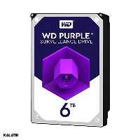 هارد دیسک اینترنال وسترن دیجیتال Purple ظرفیت 6 ترابایت
