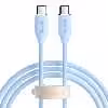 کابل USB-C باسئوس مدل JELLY LIQUID SILICA GEL 100W طول 1.2 متر