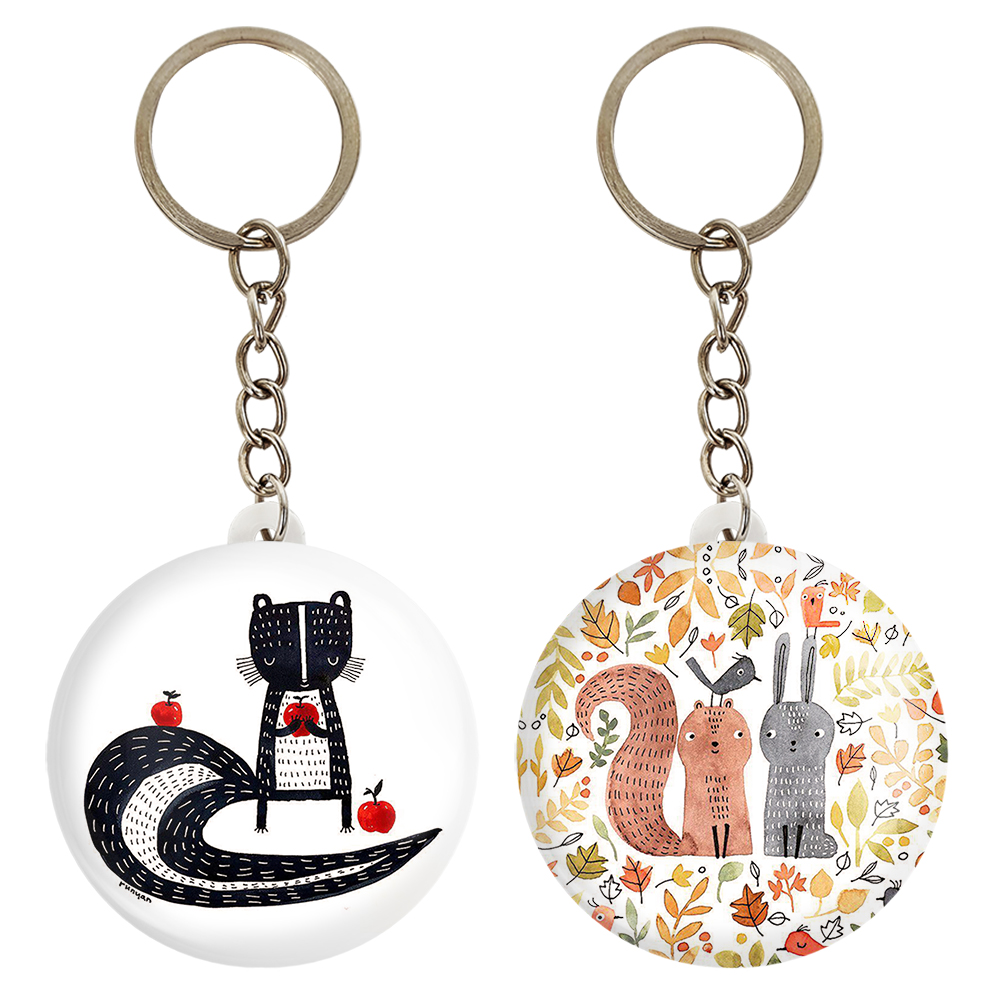 جاکلیدی خندالو مدل خرگوش و سنجاب کد 52335224 مجموعه 2 عددی