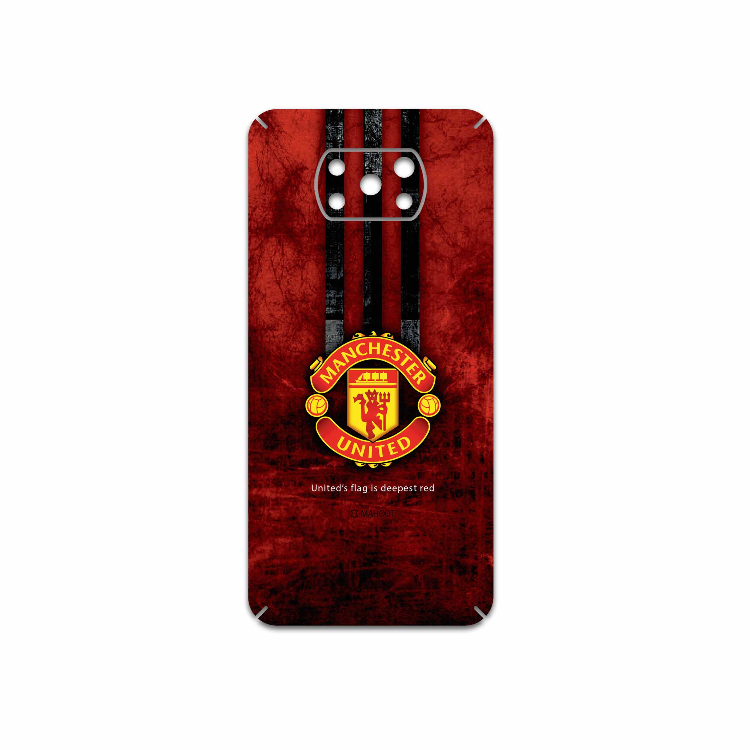 برچسب پوششی ماهوت مدل Manchester-United مناسب برای گوشی موبایل شیائومی Poco X3 Pro