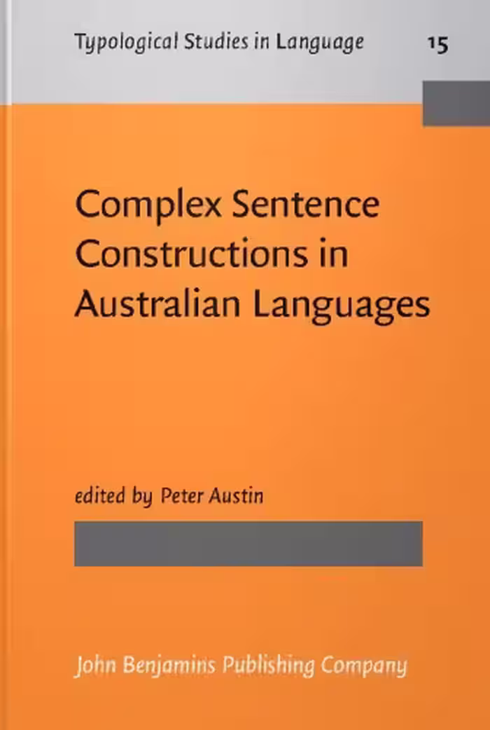 خرید و دانلود نسخه کامل کتاب Complex Sentence Constructions in Australian Languages