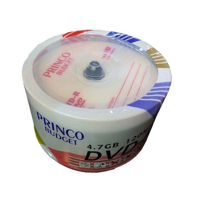 دی وی دی خام برند پرینکو بسته 50 عددی