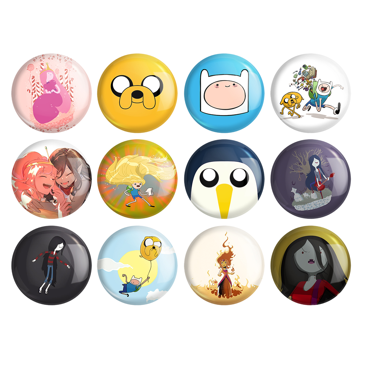 پیکسل خندالو مدل وقت ماجراجویی Adventure Time کد 1236 مجموعه 12 عددی