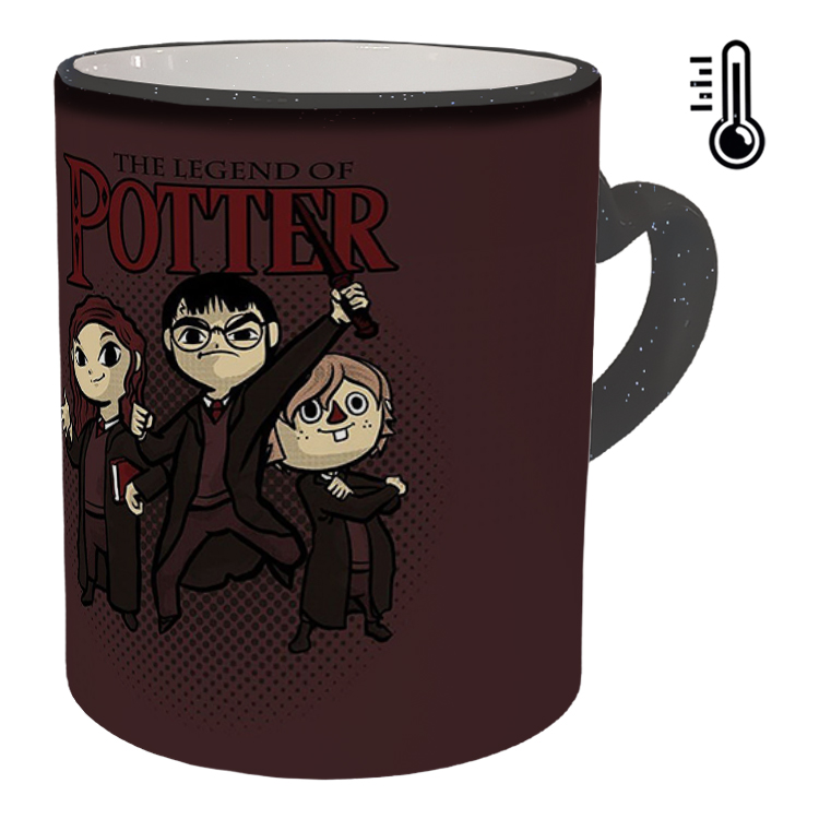 ماگ حرارتی مدل دسته قلبی اکلیلی طرح هری پاتر کد 65