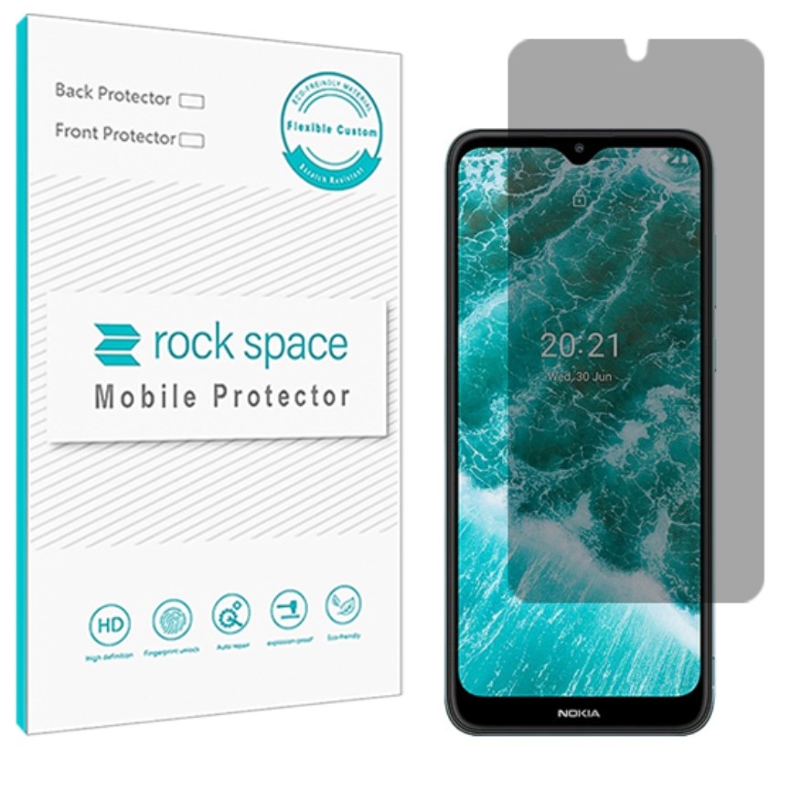 گلس پرایوسی (حریم شخصی)نانو و ضد ضربه گوشی نوکیا C30 برند راک اسپیس 