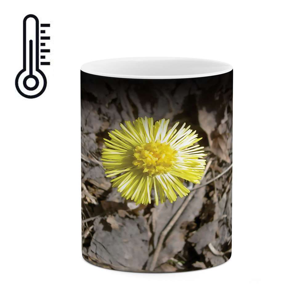 ماگ حرارتی طرح گل مدل mgh01777