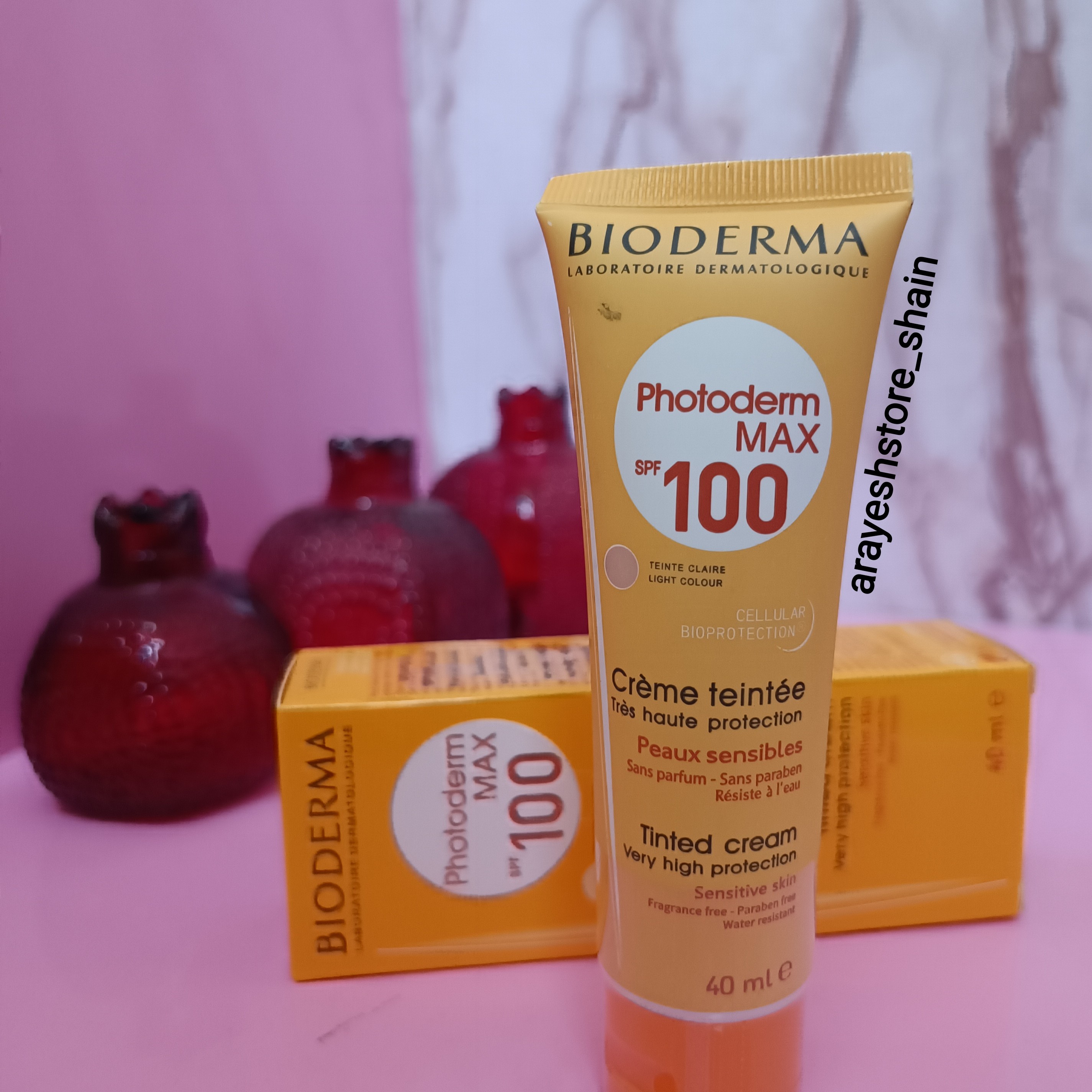 کرم ضدآفتاب رنگی  بیودرما مدل فتودرم مکس