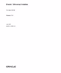 خرید و دانلود نسخه کامل کتاب Oracle Universal Installer. Concepts Guide