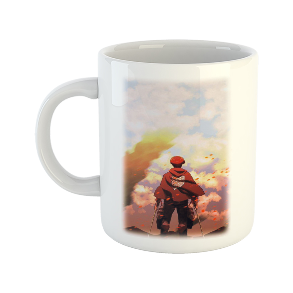 ماگ طرح انیمه‌ی حمله به تایتان‌ها کد 004