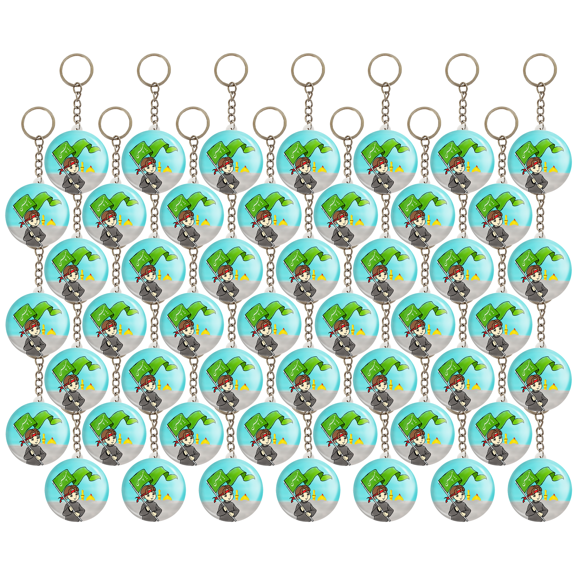 جاکلیدی خندالو مدل کودکانه محرم و اربعین امام حسین کد 7636 بسته 49 عددی