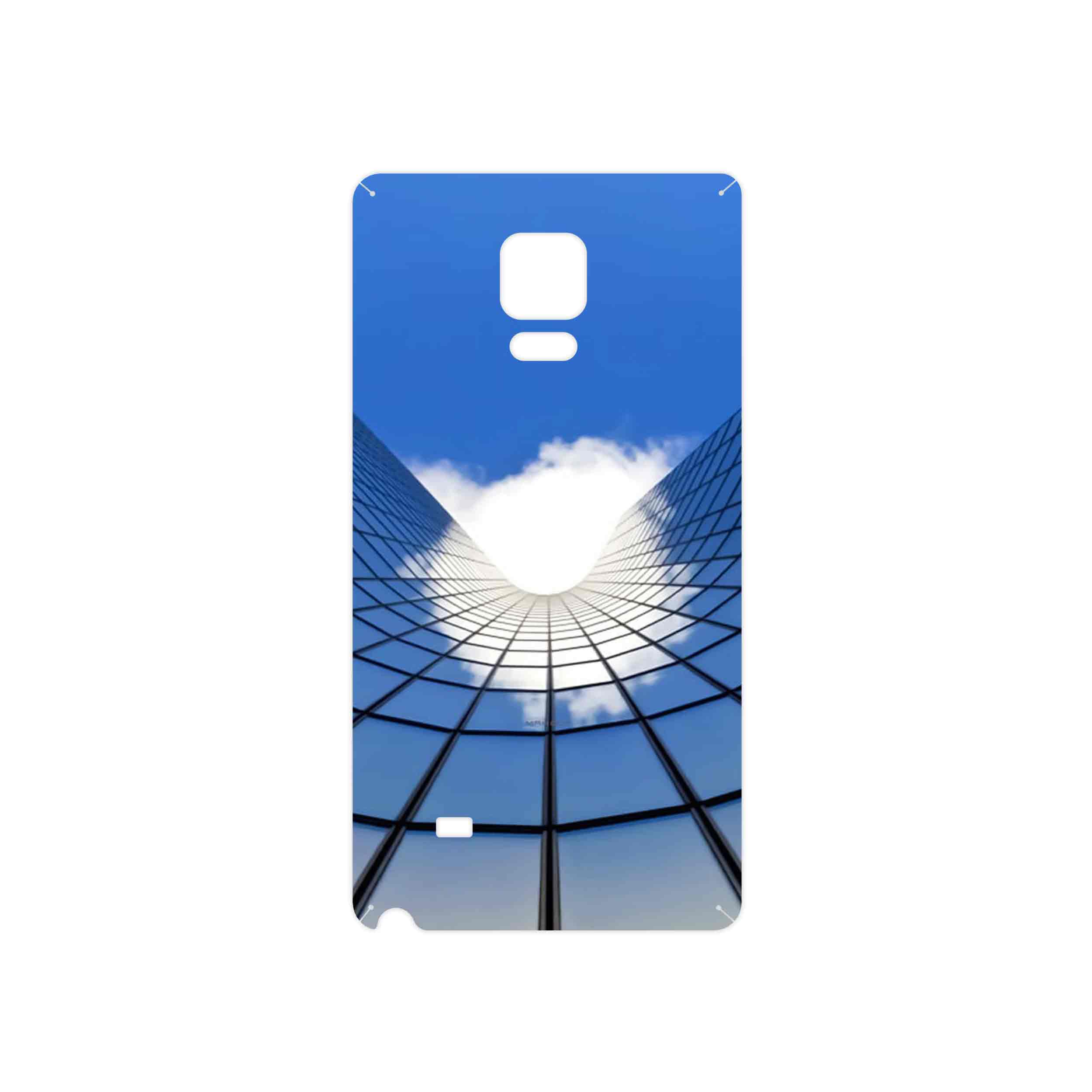 برچسب پوششی ماهوت مدل Glass skyscraper مناسب برای گوشی موبایل سامسونگ Galaxy Note Edge