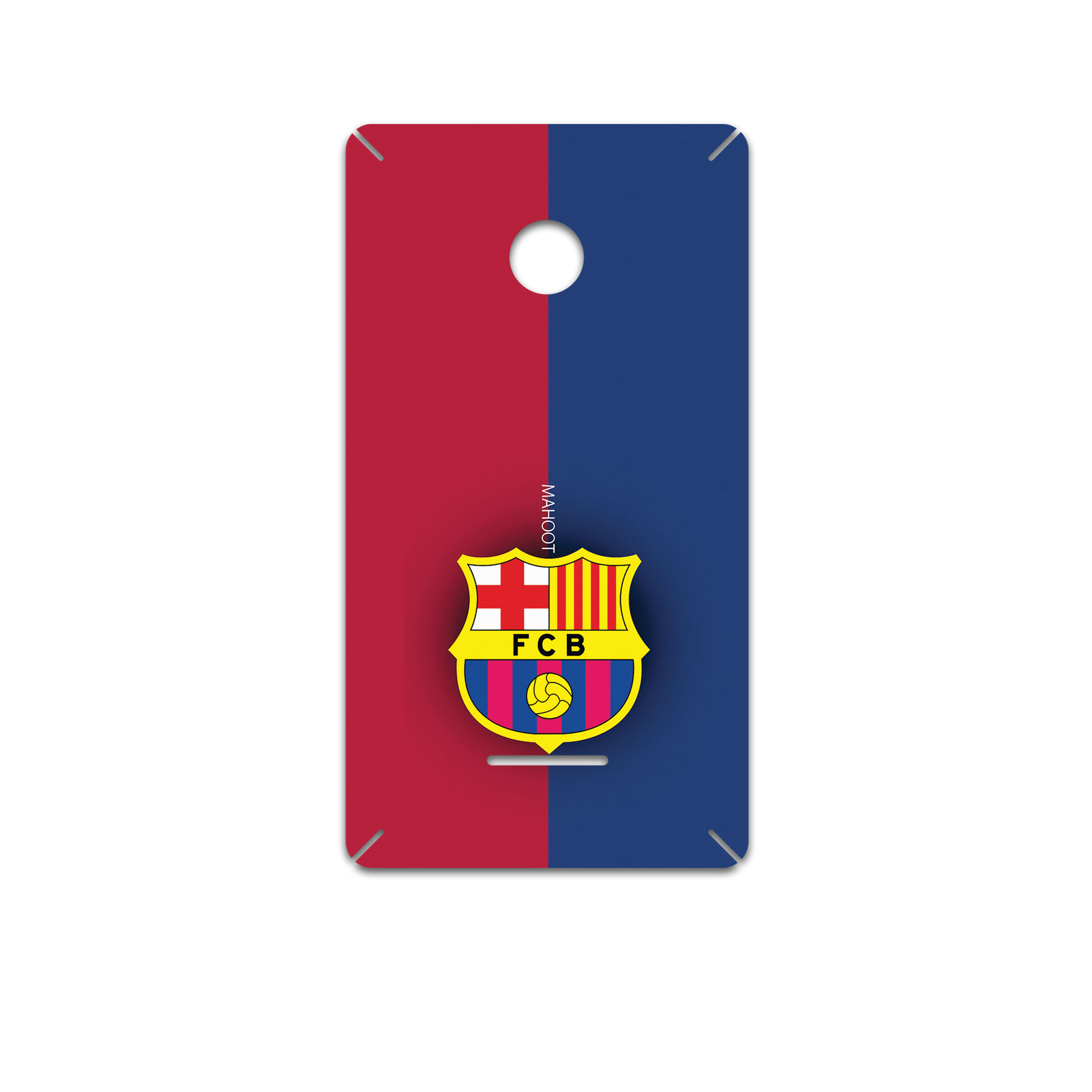 برچسب پوششی ماهوت مدل BARCELONA-FC-1 مناسب برای گوشی موبایل مایکروسافت Lumia 532