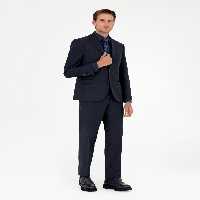 کت و شلوار مردانه سرمه ای پیرکاردین - فروشگاه لباس شهرمون